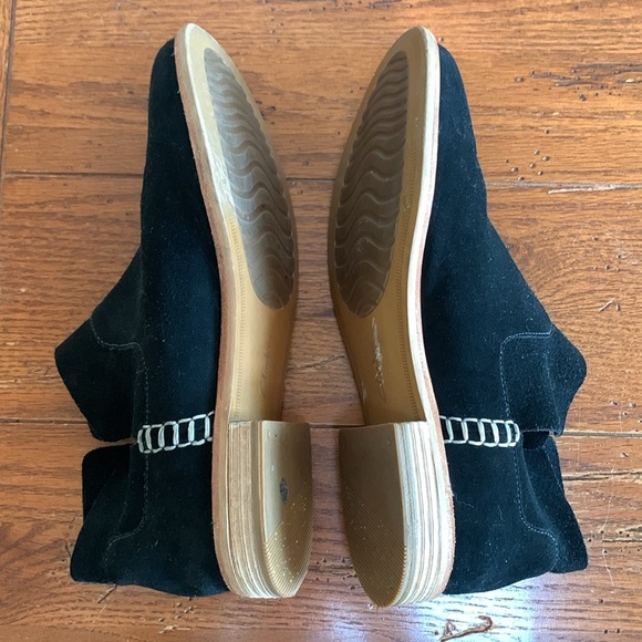 Clarks Edenvale Bella Ankle Boot Women’s Black Suede Contrast Stitch Size 8 - Picture 6 of 11